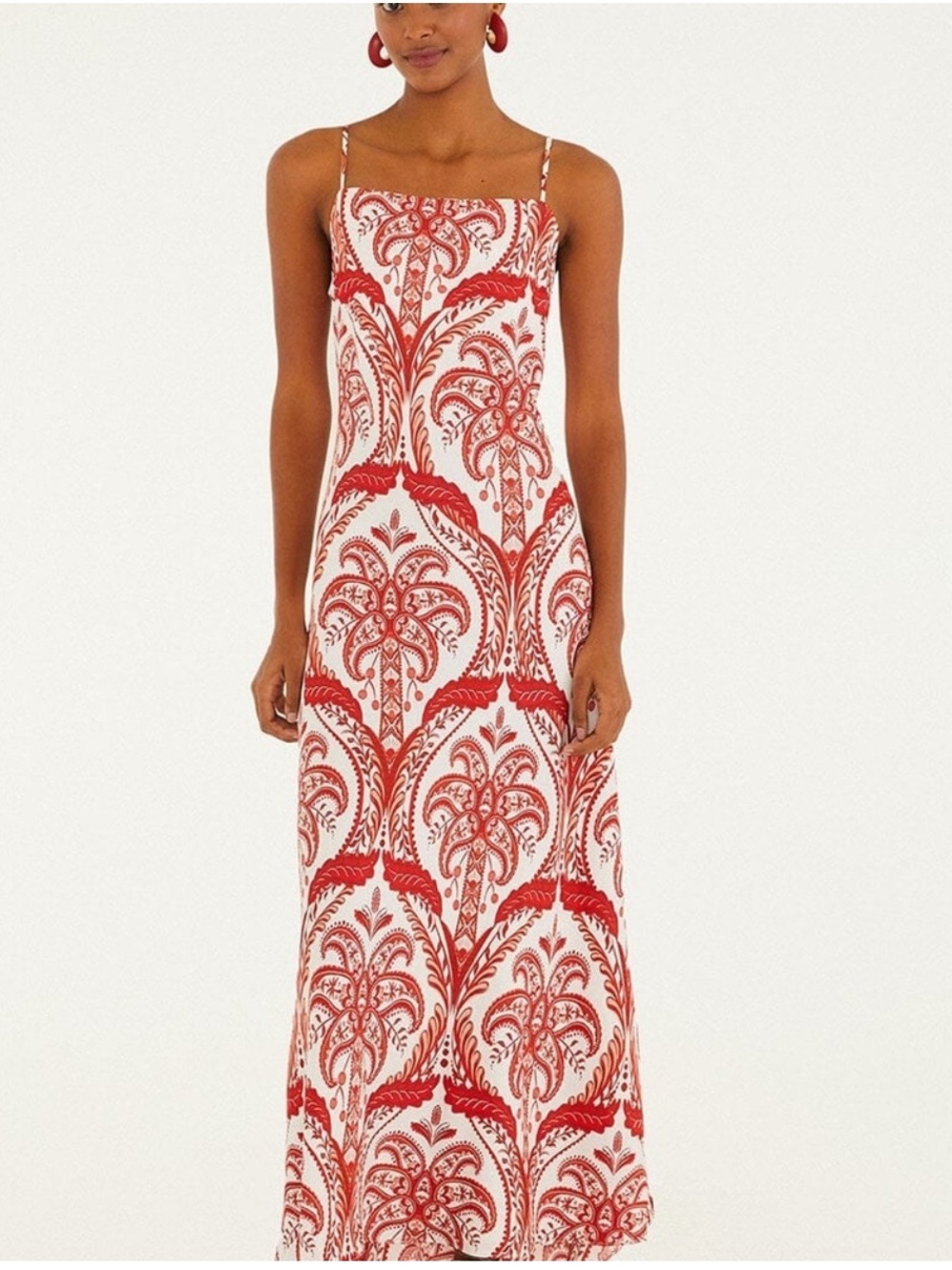 Farm Rio: Off-White Tropical
Cameo Slip Lenzing™ Ecovero™ Maxi Dress DT - Picture 5 of 10